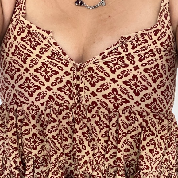 Patrons of Peace Boho Artisan S Crop Tank Top Shirt Blouse Baby Doll Lolita Sexy - Picture 6 of 7